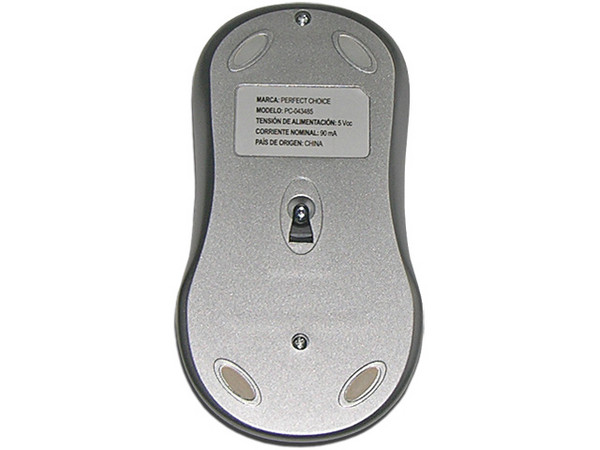 Mouse Perfect Choice Óptico Inalámbrico, No Requiere Baterías, Recibe Energía de un Tapete USB Incluido