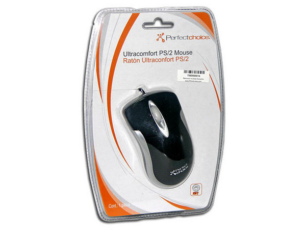 Mouse Óptico Perfect Choice Ultraconfort, PS2.