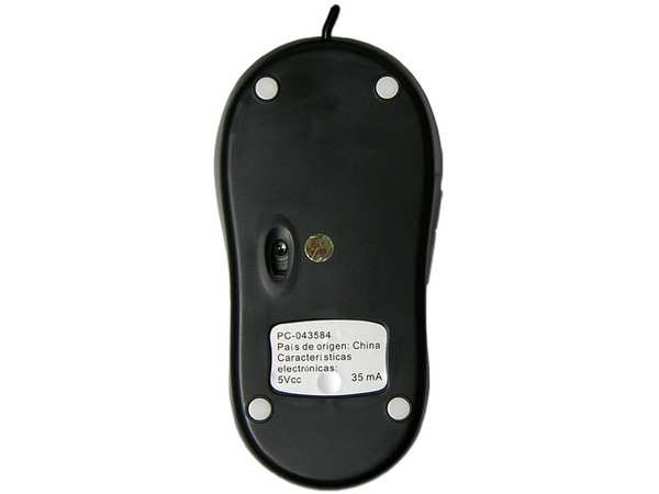 Mouse Óptico Perfect Choice con 5 Botones, USB.