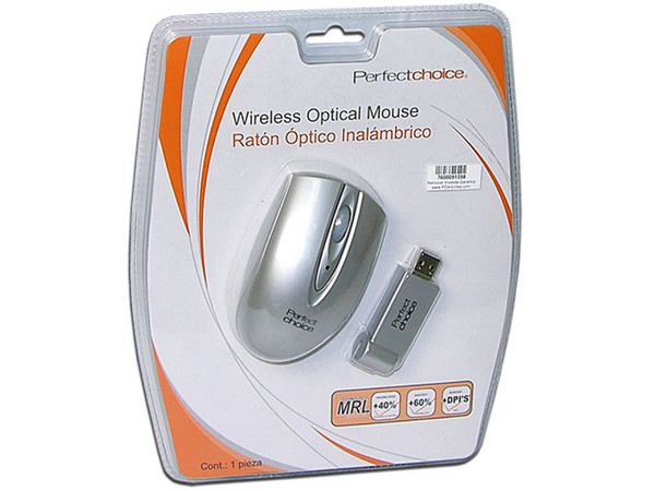 Mouse Perfectchoice Óptico Inalámbrico Recargable