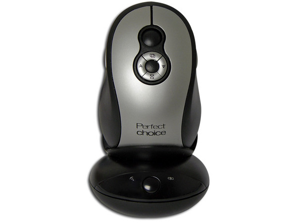 Mouse Perfectchoice Óptico Inalámbrico, USB con Cargador de Baterías
