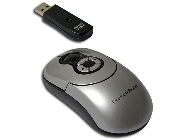 Mini Mouse Perfectchoice Óptico Inalámbrico, USB