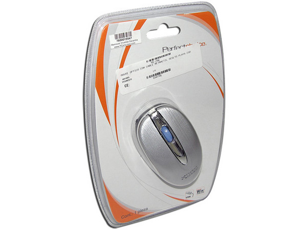 Mouse Óptico Perfect Choice con Cable USB Retráctil Oculto