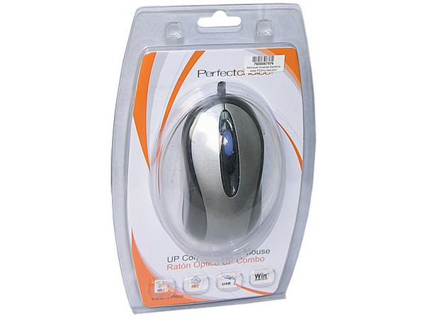 Mouse Óptico Perfect Choice UP Combo, PS2/USB
