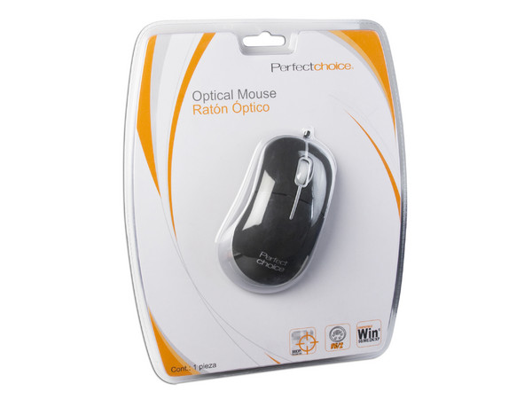 Mouse Óptico Perfect Choice Ultraconfort, PS2.