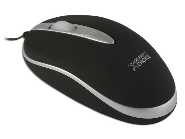 Mini Mouse Óptico Retráctil Perfect Choice, USB.