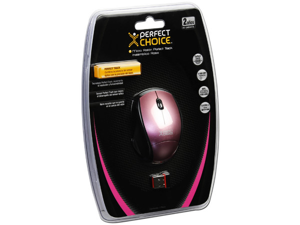 Micro Mouse Perfect Choice Óptico Inalámbrico para Netbook, USB