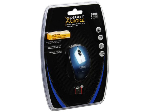 Micro Mouse Perfect Choice Óptico Inalámbrico para Netbook, USB