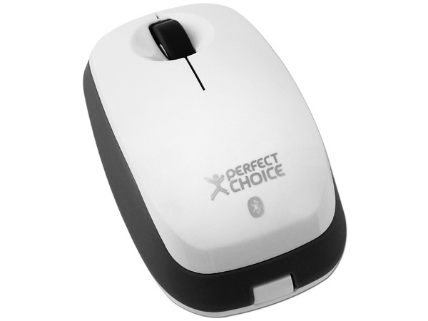 Micro Mouse Perfect Choice Óptico Bluetooth para Netbook. Color Blanco