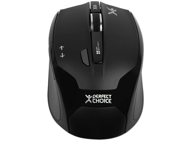 Mouse Óptico Perfect Choice Tech Perfect Track, Inalámbrico, USB.
