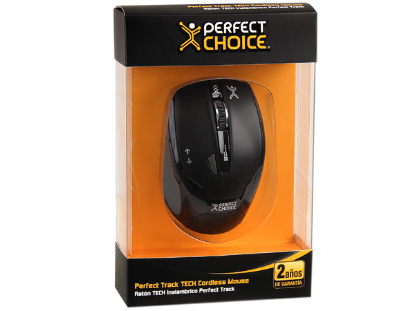 Mouse Óptico Perfect Choice Tech Perfect Track, Inalámbrico, USB.