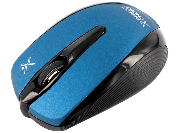 Mouse Óptico Inalámbrico Perfect Choice WO-310. Color Azul