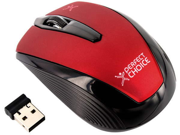 Mouse Óptico Inalámbrico Perfect Choice WO-310, USB.