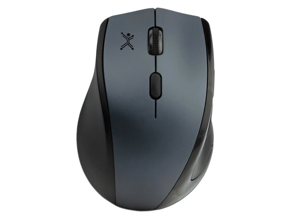 Mouse Óptico Inalámbrico Perfect Choice Klee, Diseño ergonómico para zurdos, USB. Color Negro.