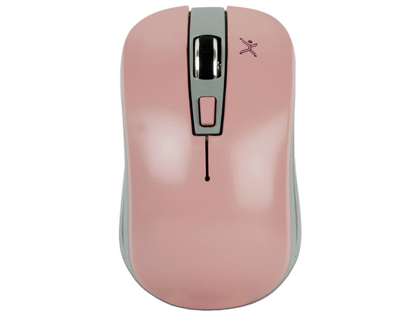 Mouse Óptico Inalámbrico Perfect Choice Essentials, Hasta 1600 dpi, USB, Color Rosa.
