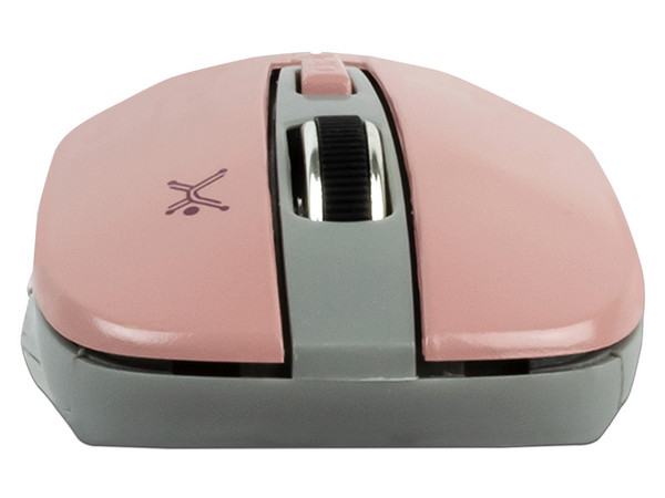 Mouse Óptico Inalámbrico Perfect Choice Essentials, Hasta 1600 dpi, USB, Color Rosa.