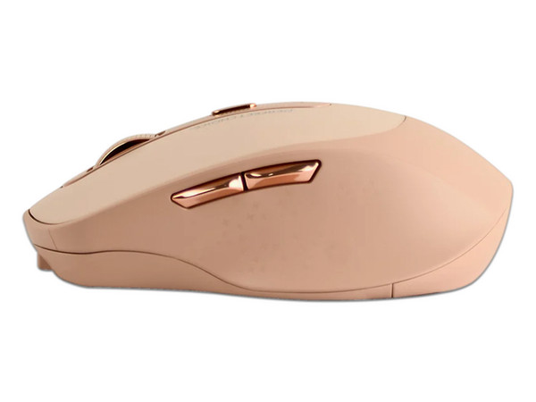 Mouse Óptico Inalámbrico Perfect Choice Clix PC-045151, hasta 1600 dpi, 5 botones, USB. Color Rosa.