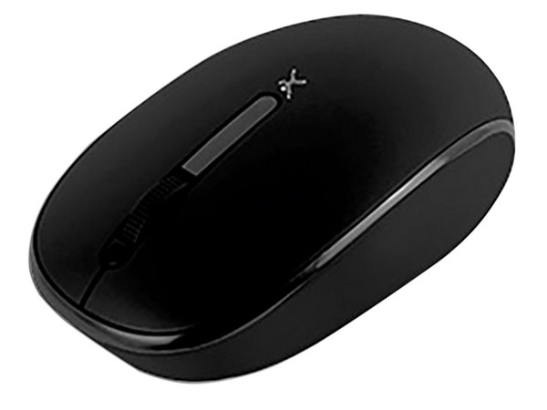 Mouse Inalámbrico Perfect Choice Whisper, Clic Silencioso, Receptor Doble USB, 1000 DPI, Color Negro.
