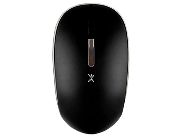 Mouse Inalámbrico Perfect Choice Whisper, Clic Silencioso, Receptor Doble USB, 1000 DPI, Color Negro.