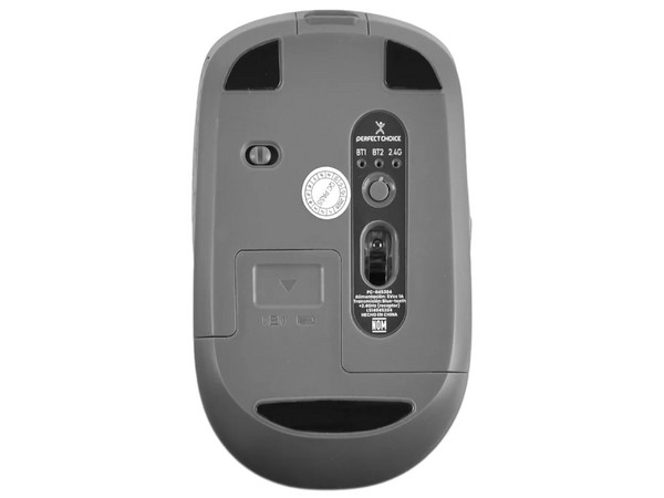 Mouse óptico inalámbrico Perfect Choice, USB, Iluminación RGB. Color Negro.