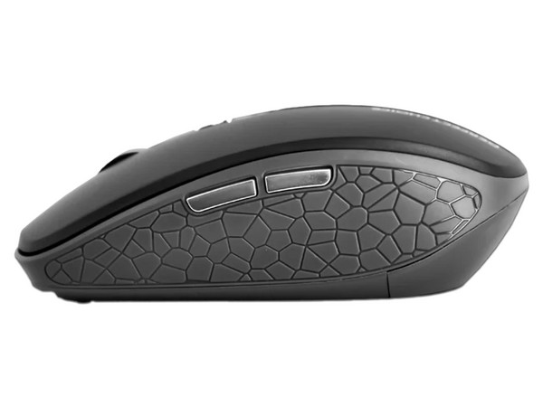 Mouse óptico inalámbrico Perfect Choice, USB, Iluminación RGB. Color Negro.
