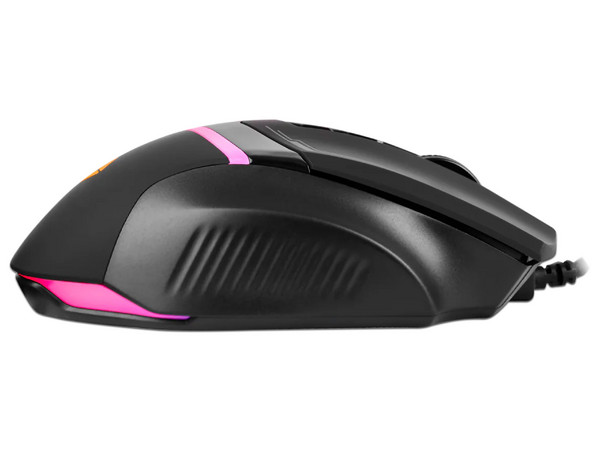 Mouse Óptico Gamer Perfect Choice Trapper Extreme, hasta 7200 dpi, 8 botones. Color Negro.