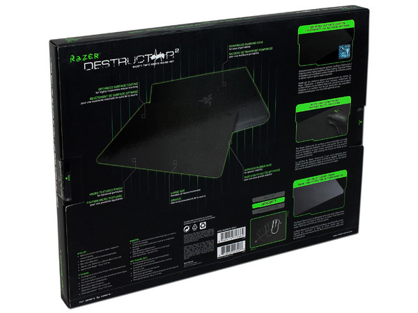 Mouse Pad Razer Destructor 2, Superficie micro texturizada para proporcionar el equilibrio perfecto entre Velocidad y Control.