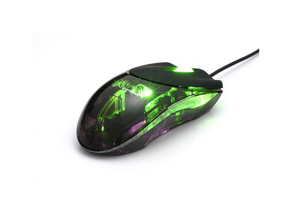 Razer Gaming Mouse Diamondback de 1600 DPI, 7 Botones Programables, Acid Green, Luz Verde