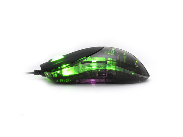 Razer Gaming Mouse Diamondback de 1600 DPI, 7 Botones Programables, Acid Green, Luz Verde