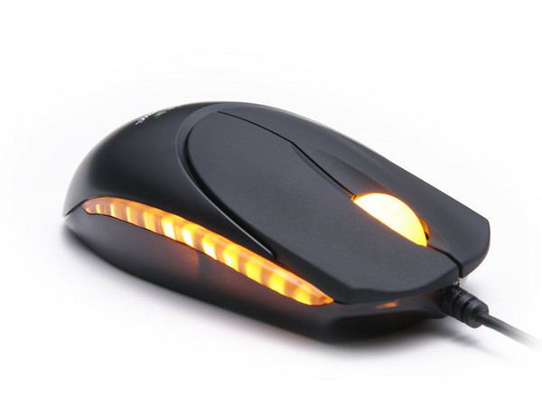 Razer Gaming Mouse Krait de 1600 DPI, 3 Botones Programables, Luz Naranja