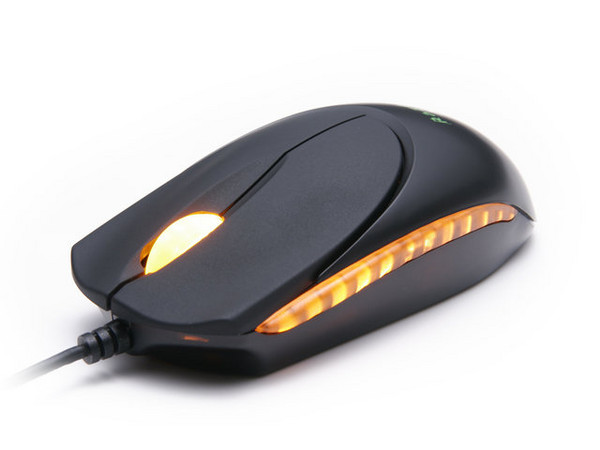 Razer Gaming Mouse Krait de 1600 DPI, 3 Botones Programables, Luz Naranja