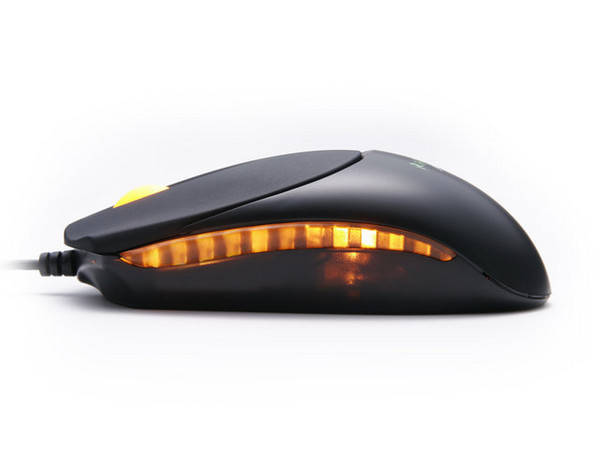 Razer Gaming Mouse Krait de 1600 DPI, 3 Botones Programables, Luz Naranja