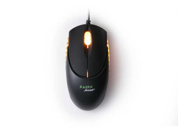 Razer Gaming Mouse Krait de 1600 DPI, 3 Botones Programables, Luz Naranja