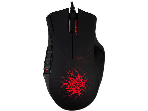 Expert Gaming Mouse Razer Naga Molten  Special Edition, con 17 botones optimizados para MMO, Sensor Láser 3.5 G y 5600 dpi.