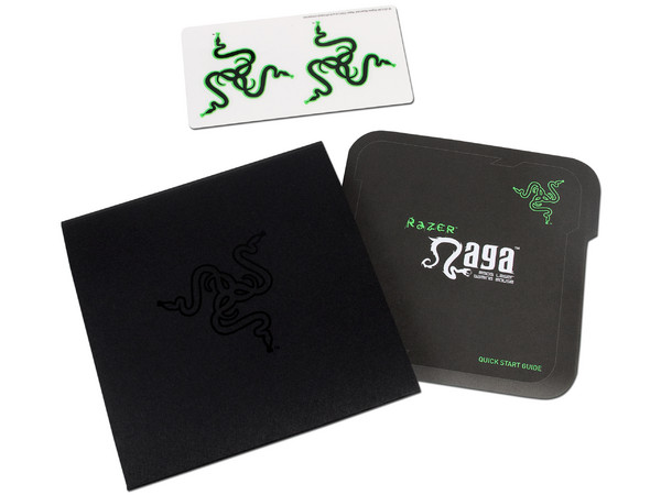 Expert Gaming Mouse Razer Naga Molten  Special Edition, con 17 botones optimizados para MMO, Sensor Láser 3.5 G y 5600 dpi.