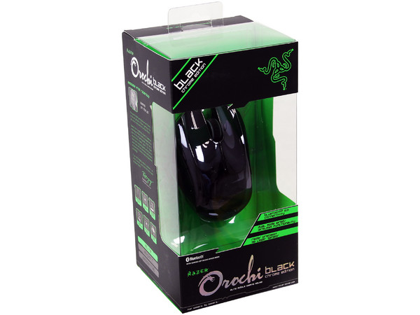 Gaming Mouse Razer Orochi Black Crome Edition, Bluetooth 2.0, Sensor Láser 3G de 4000 dpi, USB.