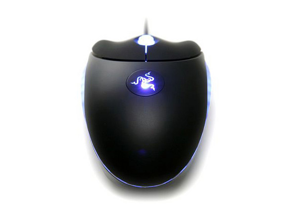 Razer Gaming Mouse Láser Copperhead Tempest Blue de 2000 DPI, 7 Botones Programables, Luz Azul