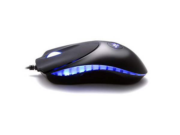 Razer Gaming Mouse Láser Copperhead Tempest Blue de 2000 DPI, 7 Botones Programables, Luz Azul