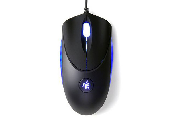 Razer Gaming Mouse Láser Copperhead Tempest Blue de 2000 DPI, 7 Botones Programables, Luz Azul