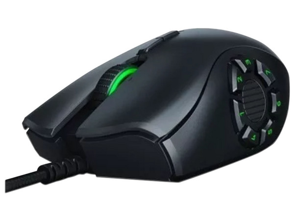 Mouse Óptico Gamer Razer Naga Trinity, hasta 1,600 dpi, USB.