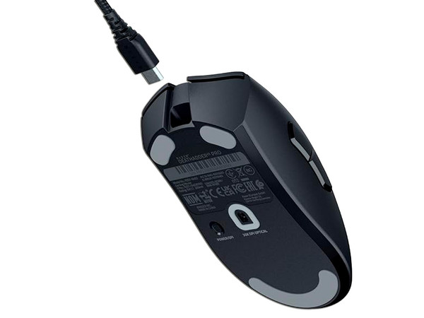 Mouse Gamer Razer DeathAdder V3 Pro, 30,000 dpi, 5 botones, Inalámbrico, Color Negro.