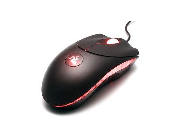 Razer Gaming Mouse Láser Copperhead Anarchy Red de 2000 DPI, 7 Botones Programables, Luz Roja