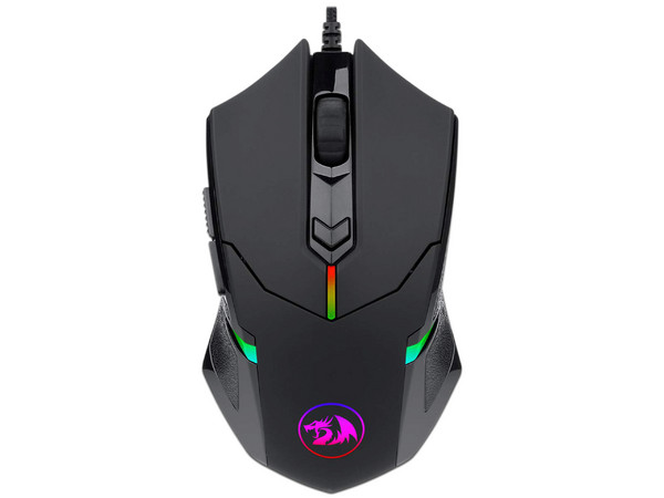 Mouse Gamer Redragon Centrophorus M601 RGB, 7200 Dpi, USB. Color Negro.