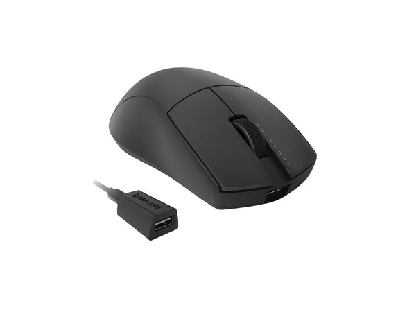 Mouse Gamer Inalámbrico Redragon K1NG Pro M916 - 4K, 26000 DPI, 5 Botones Programables, Receptor USB Tipo C, Bluetooth. Color Negro.