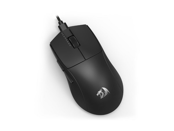 Mouse Gamer Redragon K1NG M724, 12400 DPI, 5 Botones Programables, Cable USB. Color Negro.