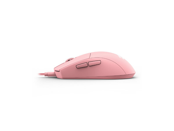Mouse Gamer Redragon K1NG M724, 12400 DPI, 5 Botones Programables, Cable USB. Color Rosa.