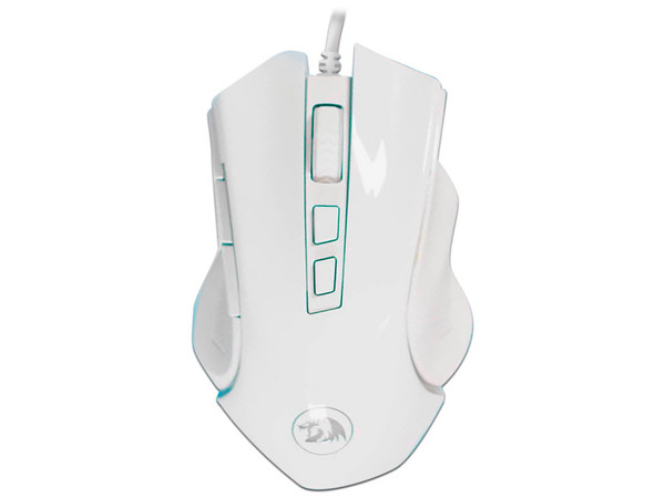 Mouse Gamer Redragon M607 GRIFFIN, hasta 7,200 dpi, RGB. Color Blanco.