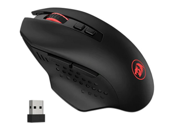 Mouse Óptico Gamer Redragon Gainer M656, USB, Hasta 12.4K DPI, Color Negro.