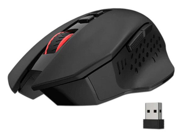 Mouse Óptico Gamer Redragon Gainer M656, USB, Hasta 12.4K DPI, Color Negro.