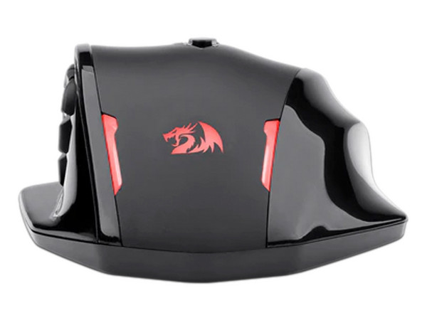 Mouse Gamer Redragon Impact Elite M913, hasta 12,400 dpi, 12 botones. Color Negro.